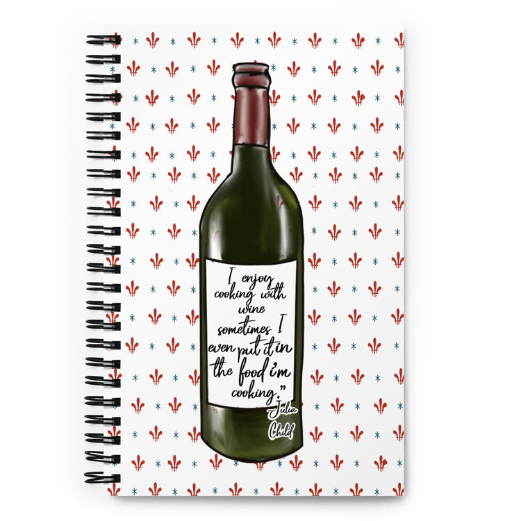 Vino Culinary Chronicles Notebook by Lettuce Be Good