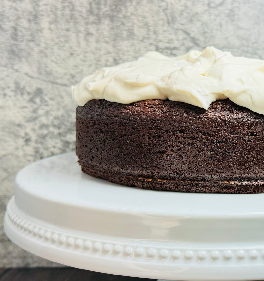 Chocolate Cake with irish cream icing