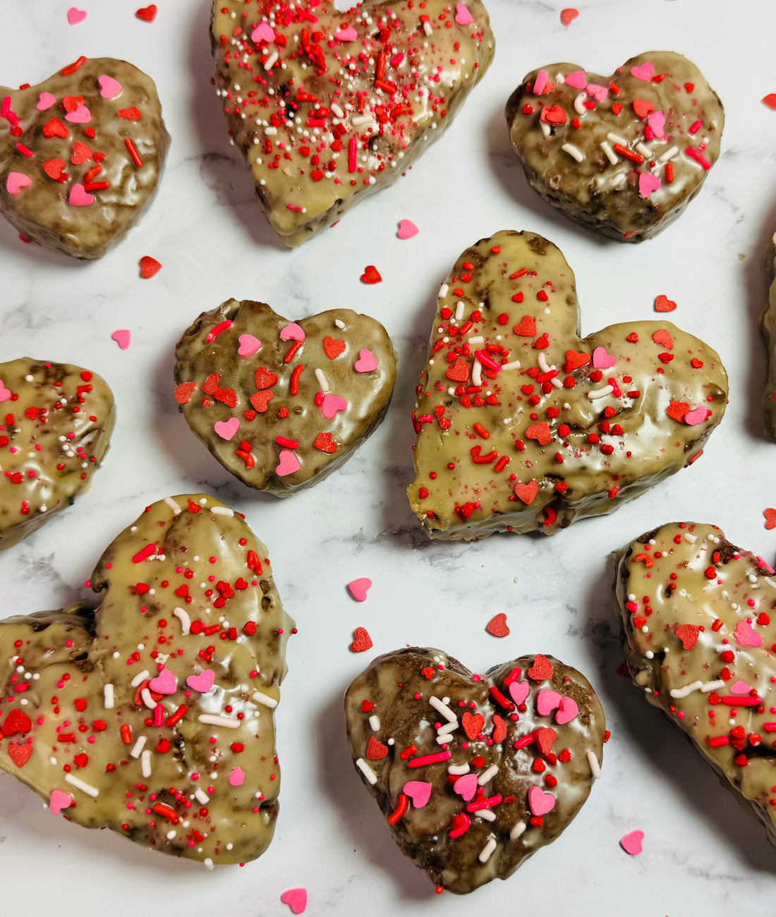 Heart Shaped Chocolate Cherry Scone