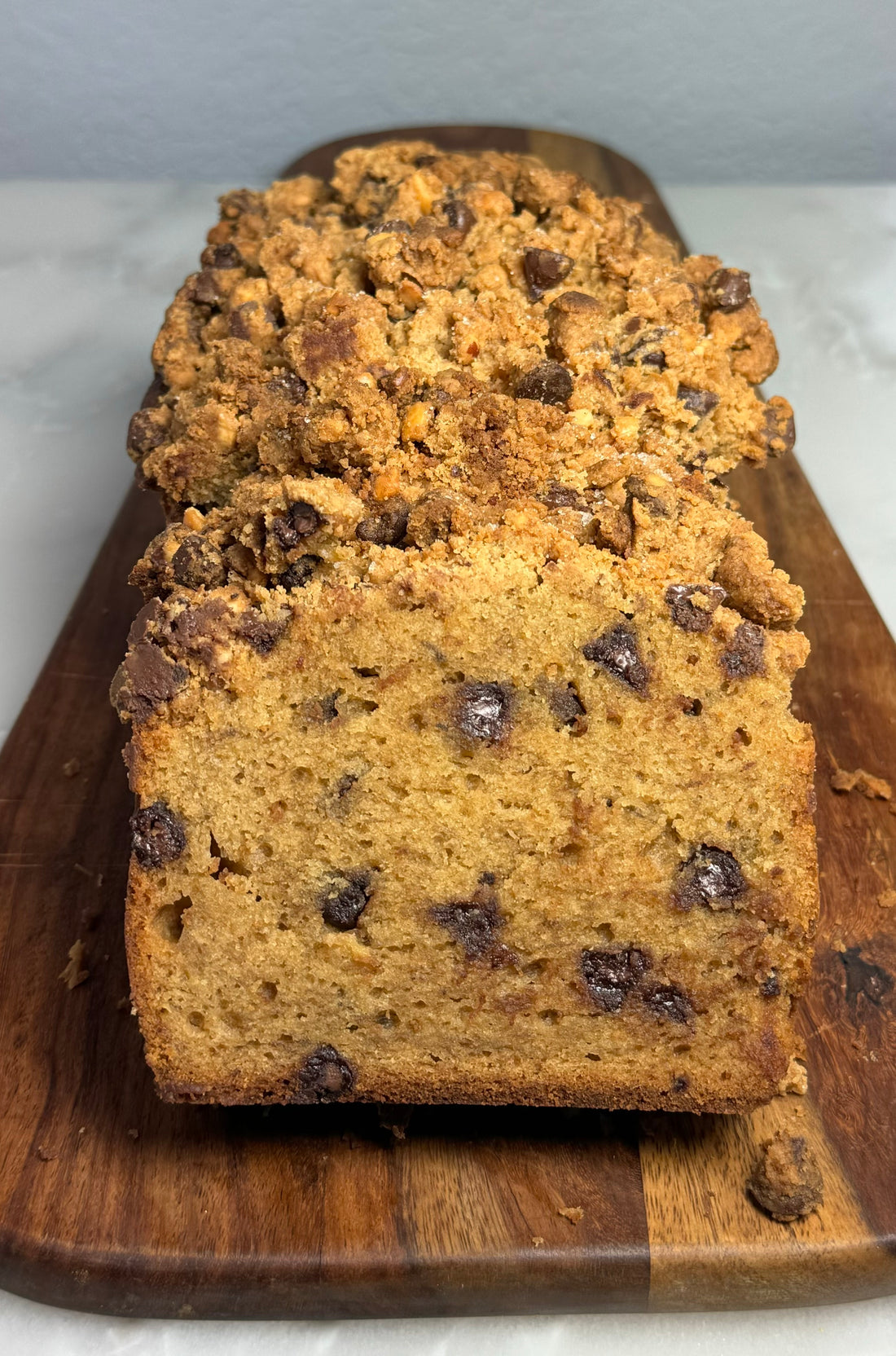 Peanut Butter Chocolate Chip Banana Bread