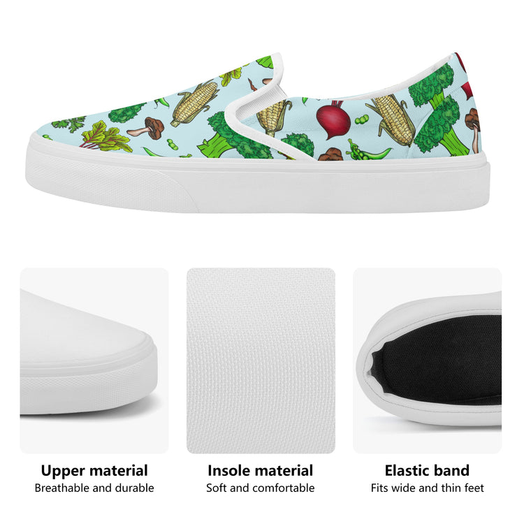 Veg Out Slip On Shoes - Lettuce Be Good