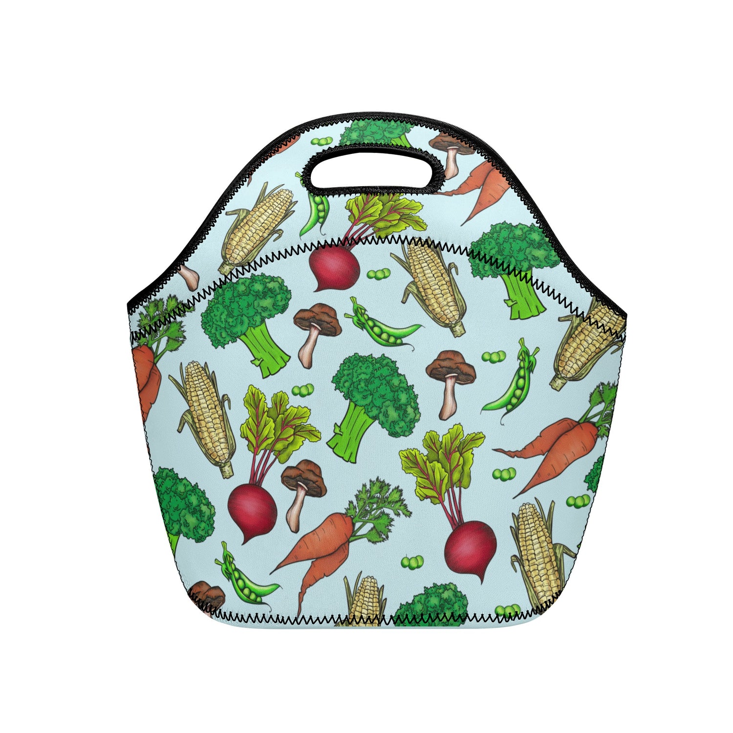 Veggie Delight Neoprene Lunch Bag - Lettuce Be Good