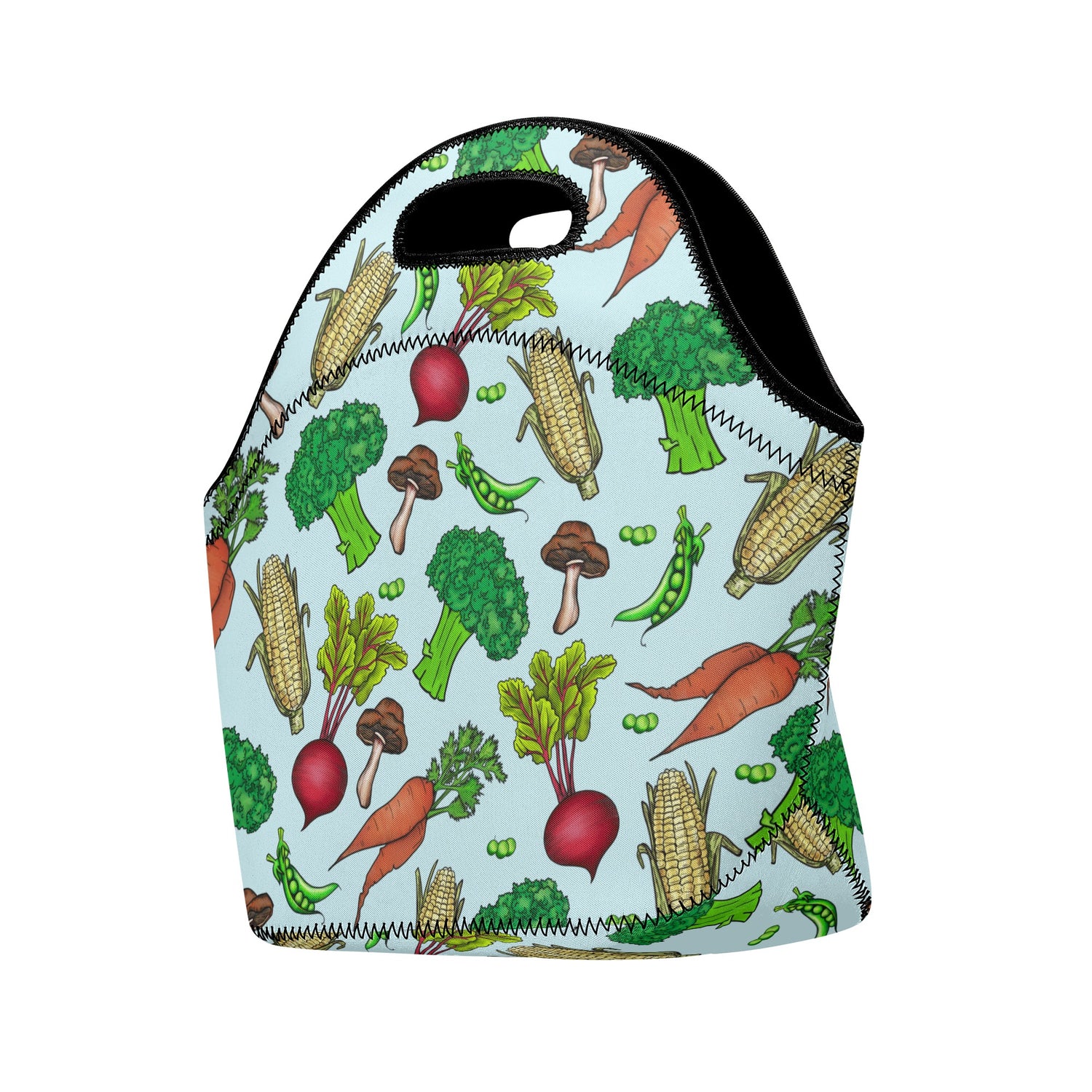 Veggie Delight Neoprene Lunch Bag - Lettuce Be Good