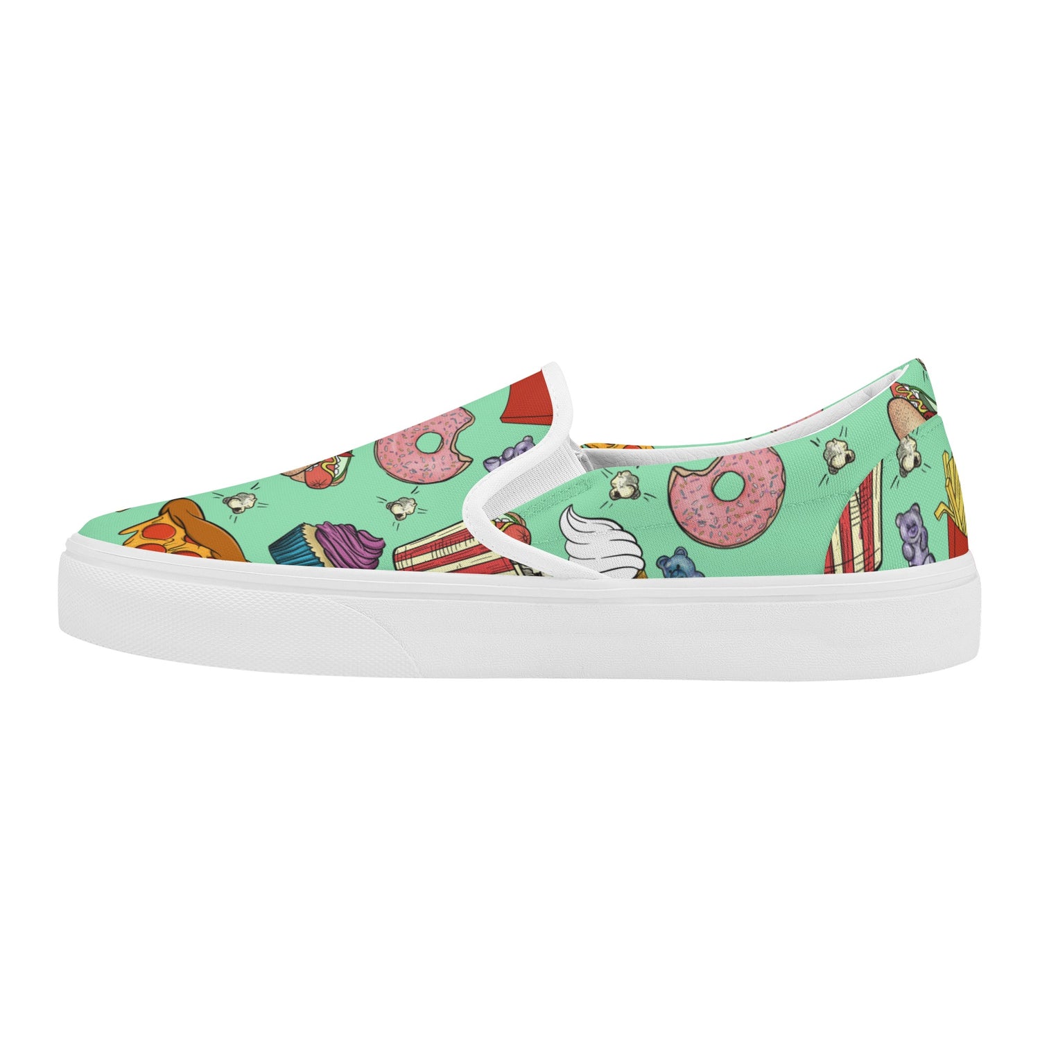 Junk Food Junky Slip On Shoes - Lettuce Be Good