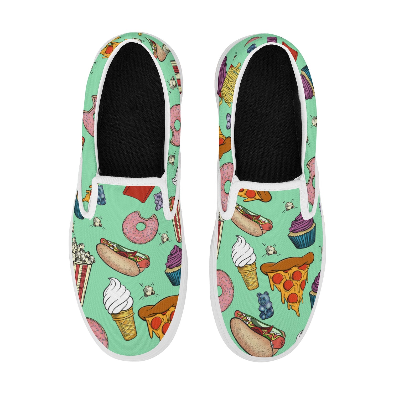 Junk Food Junky Slip On Shoes - Lettuce Be Good