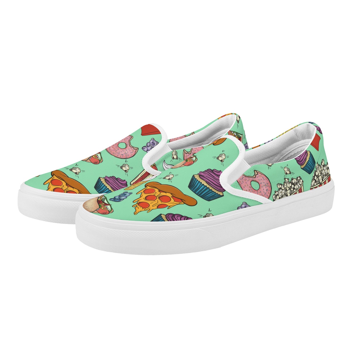 Junk Food Junky Slip On Shoes - Lettuce Be Good