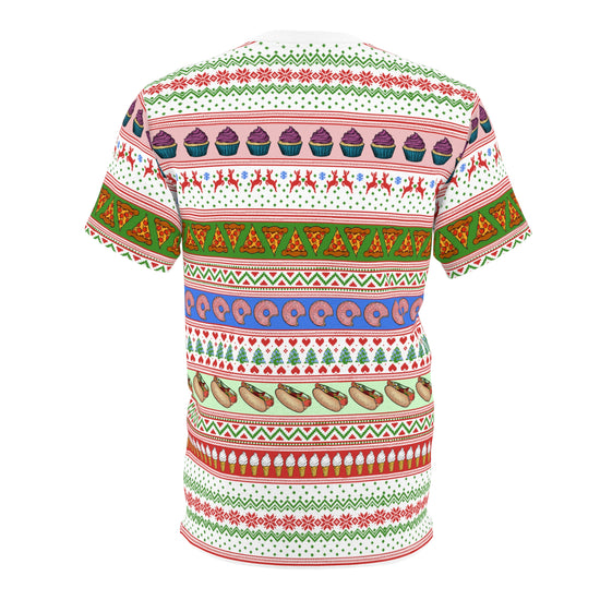 Foodie Fair Isle Socks Gift: Culinary Style, Hand-Drawn Pattern, Cozy Comfort, Gourmet Fashion, Tasty Toes, Deliciously Chic, Trendy Present