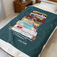 Julia Child Cookbook Blanket | Cozy Throw with French Cooking Inspiration