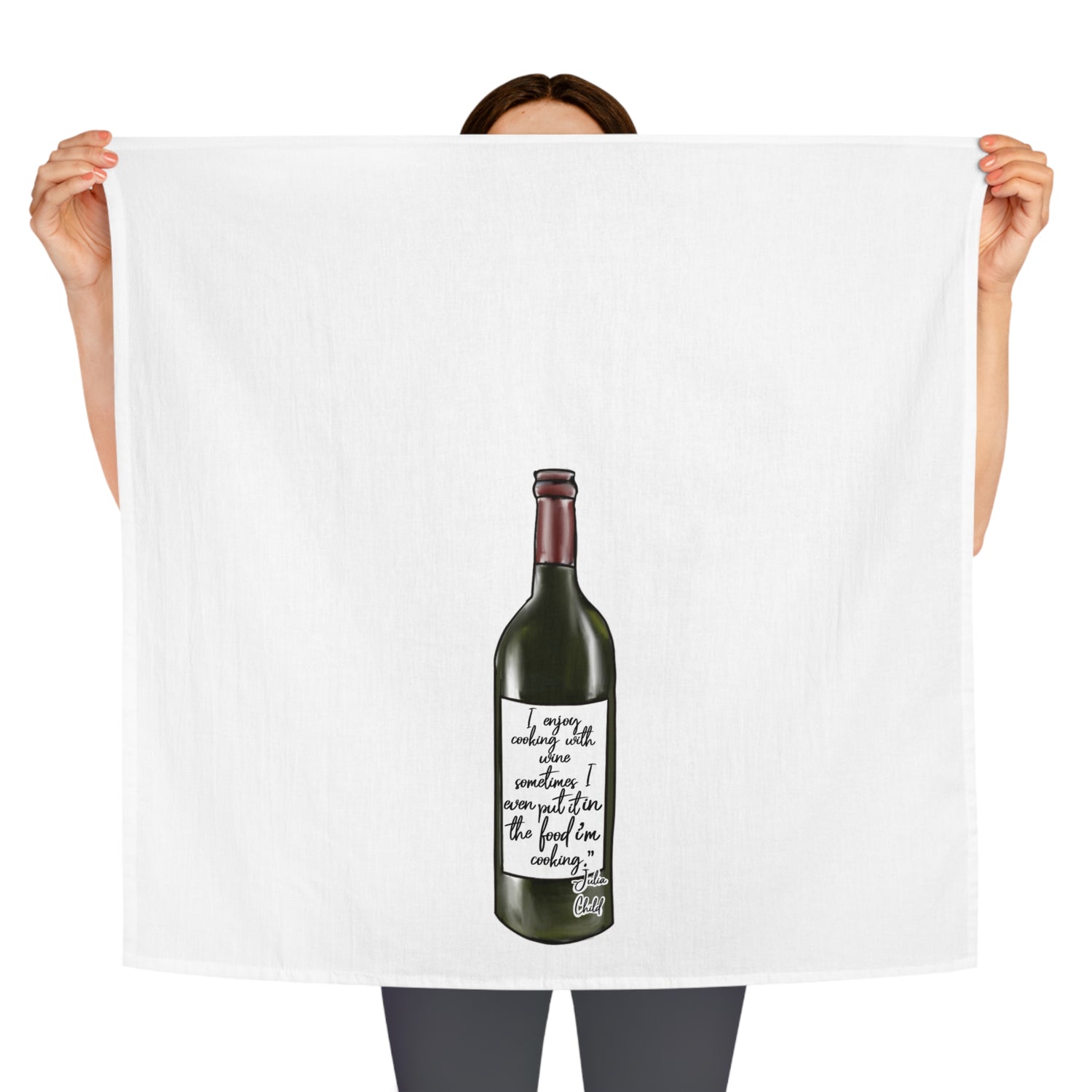 Julia Child Wine QuoteTea Towel - Lettuce Be Good