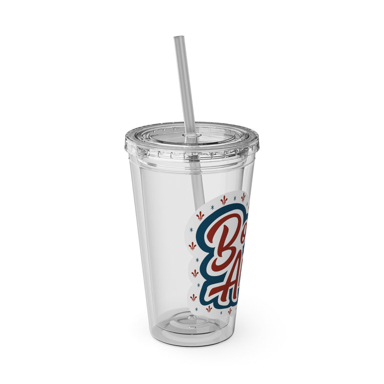 Bon Appetit Julia Child Tumbler with Straw - Lettuce Be Good