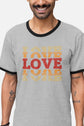 Love Love Love Vintage Ringer Tee