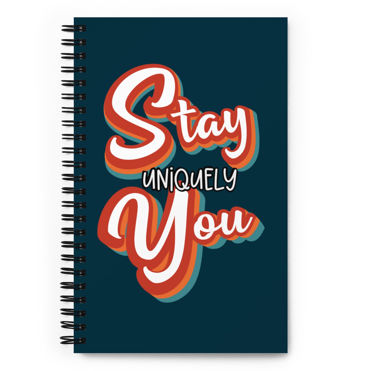 Retro Vibes: Stay Uniquely You Notebook - Lettuce Be Good