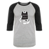 Kitchen Nightmares Unisex Baseball Tee - heather gray/black