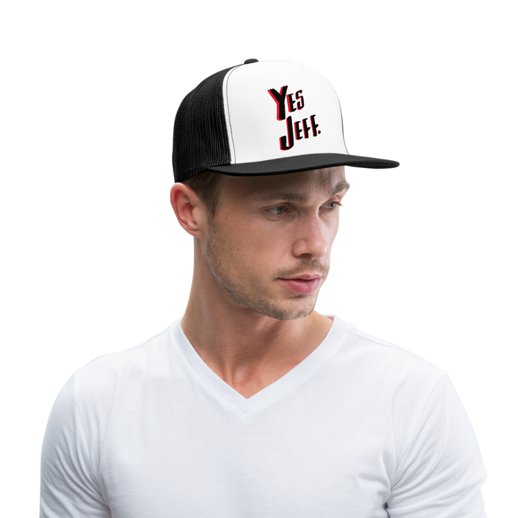 Yes Jeff. Trucker Cap - white/black