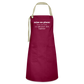 Mise en Place Apron - burgundy/khaki