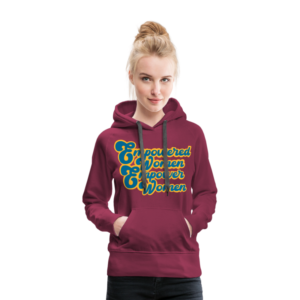 Empowered Women Empower Women Hoodie - burgundy