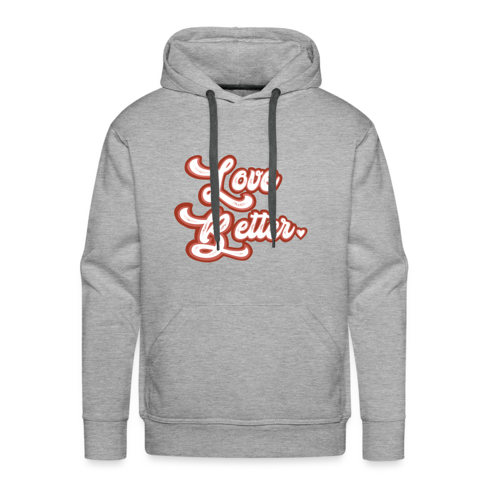 Love Better Unisex Hoodie - heather grey