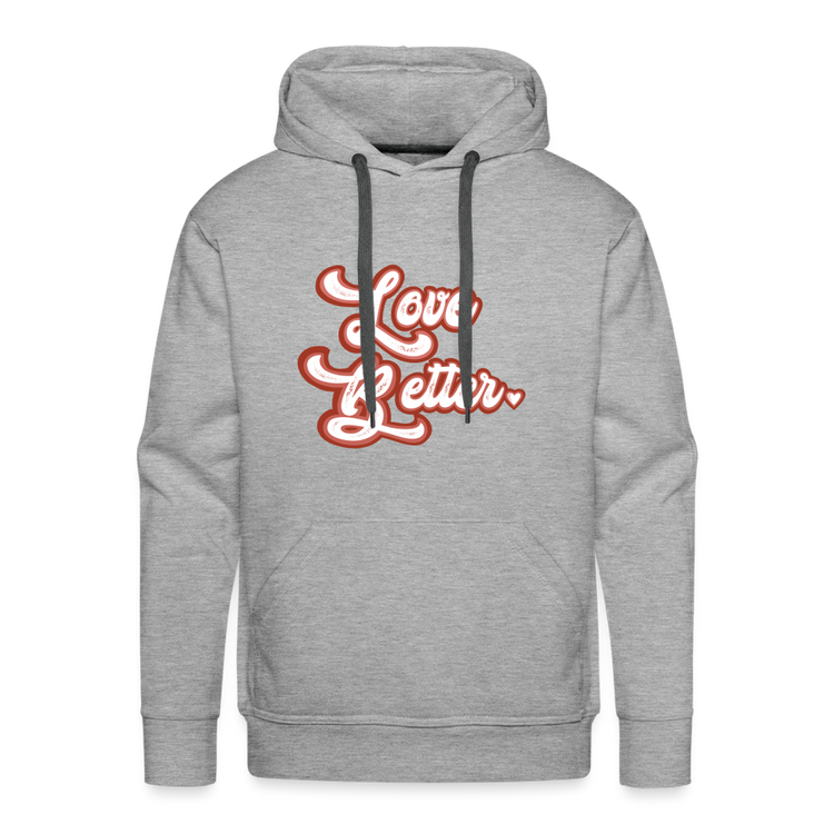 Love Better Unisex Hoodie - heather grey