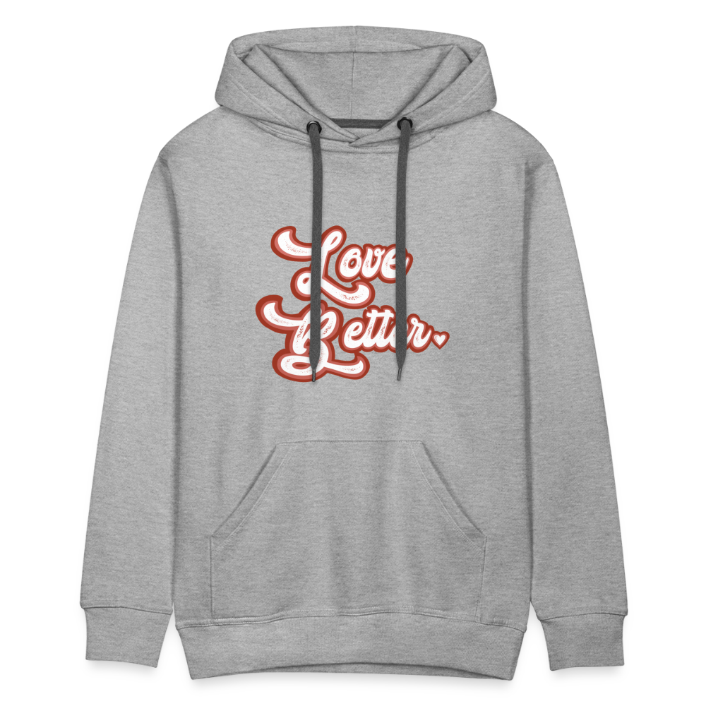 Love Better Unisex Hoodie - heather grey