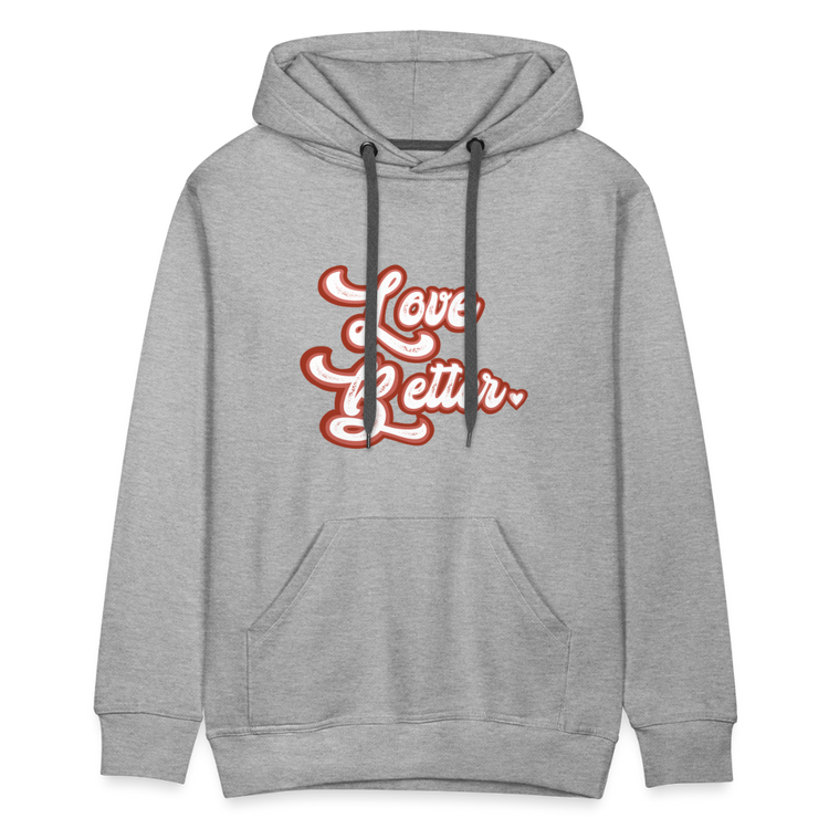 Love Better Unisex Hoodie - heather grey