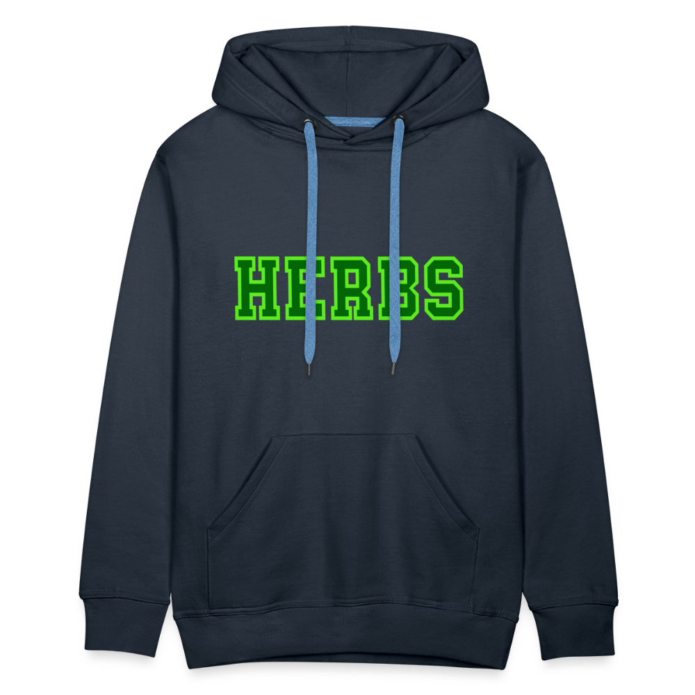 Herbs Unisex Hoodie - navy