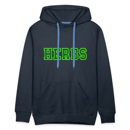 Herbs Unisex Hoodie - navy