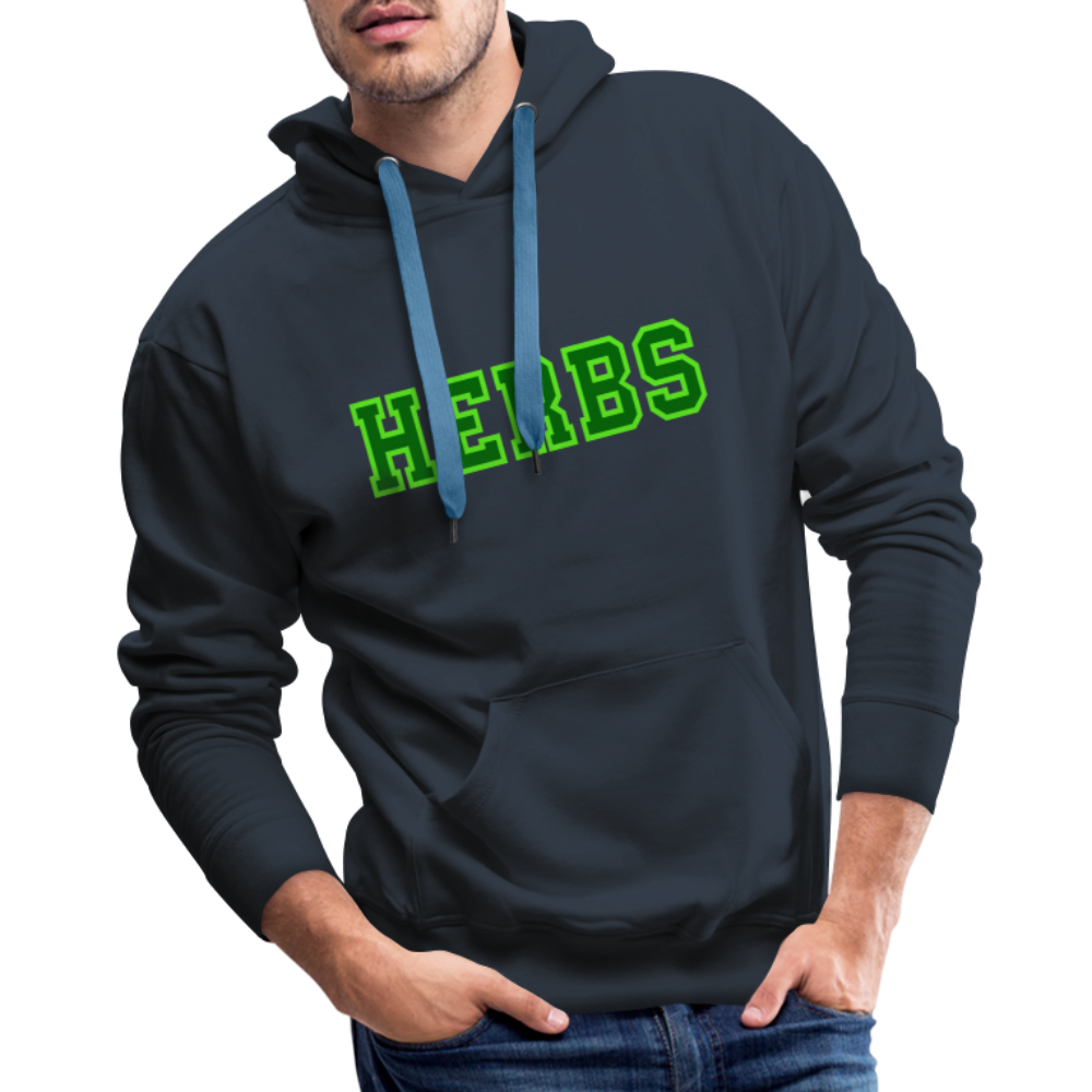 Herbs Unisex Hoodie - navy