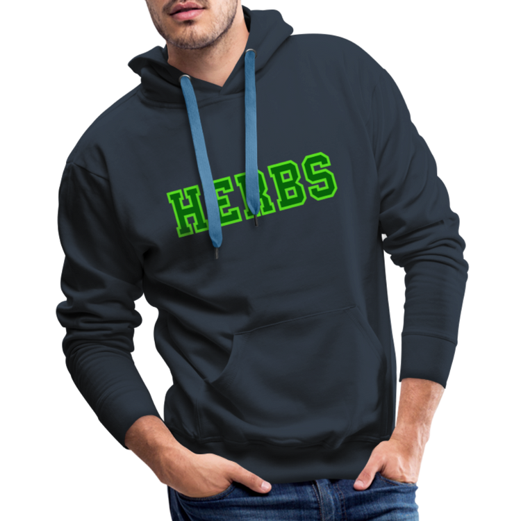 Herbs Unisex Hoodie - navy