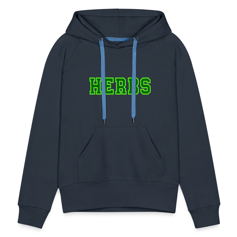 Herbs Women’s Hoodie - navy