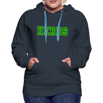 Herbs Women’s Hoodie - navy