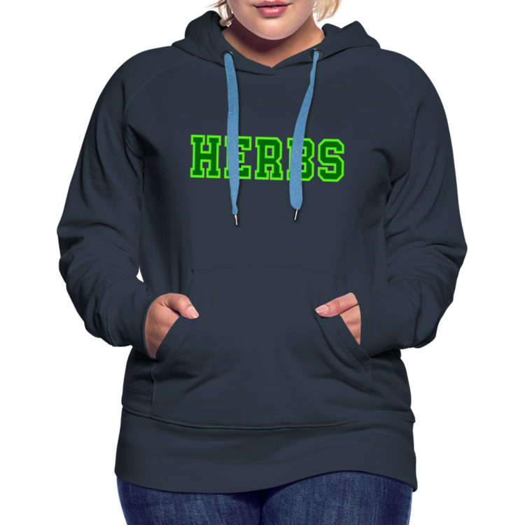 Herbs Women’s Hoodie - navy