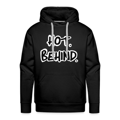 Hot. Behind Unisex Hoodie - black