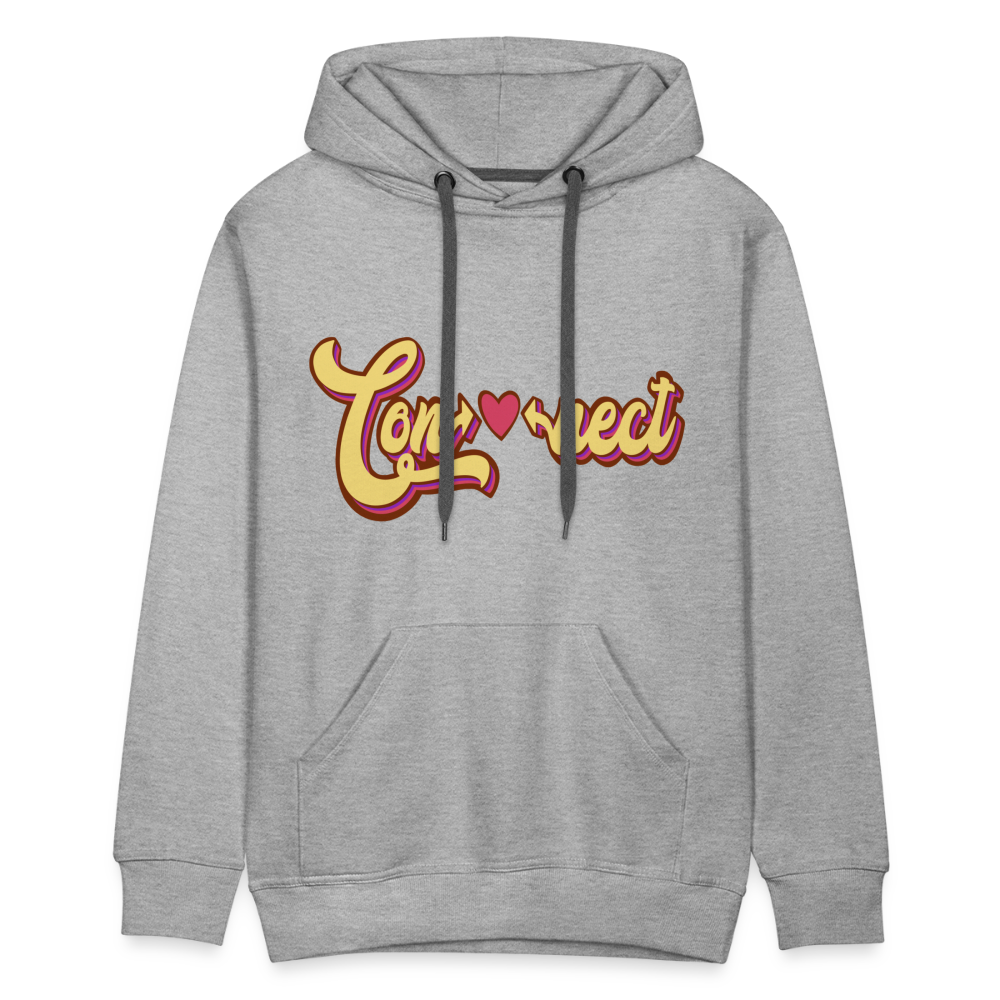 Heartfelt Connection Grey Hoodie - heather grey