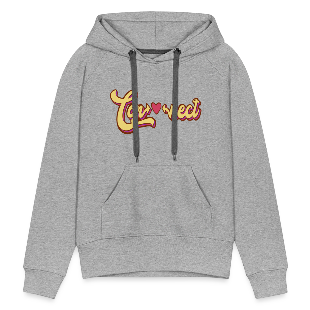 Heartfelt Connection Grey Women’s Hoodie - heather grey