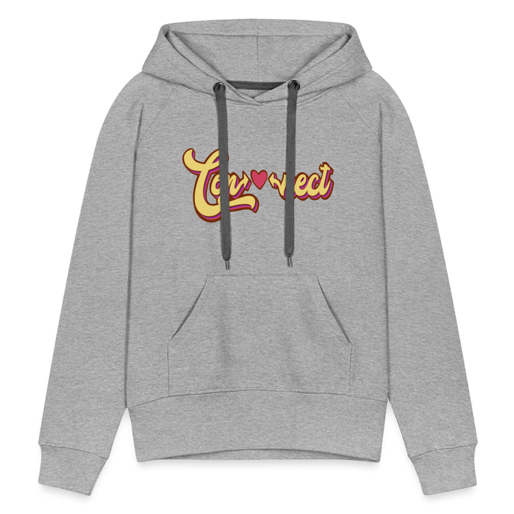 Heartfelt Connection Grey Women’s Hoodie - heather grey