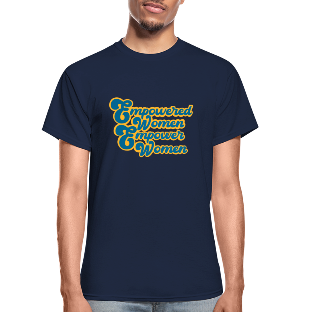 Empowered Women Unisex Graphic Tee - navy