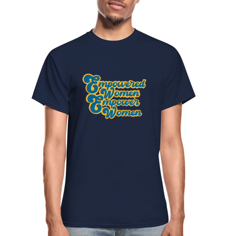 Empowered Women Unisex Graphic Tee - navy