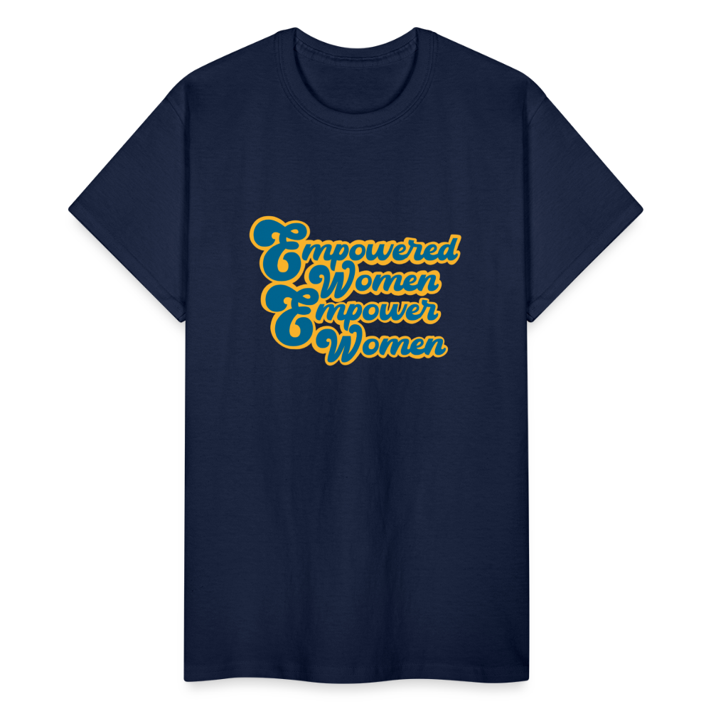 Empowered Women Unisex Graphic Tee - navy