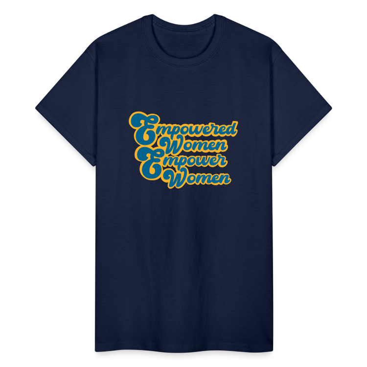 Empowered Women Unisex Graphic Tee - navy