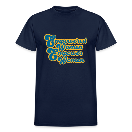 Empowered Women Unisex Graphic Tee - navy