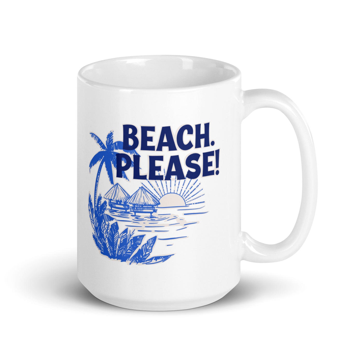 Beach Please Mug - Lettuce Be Good