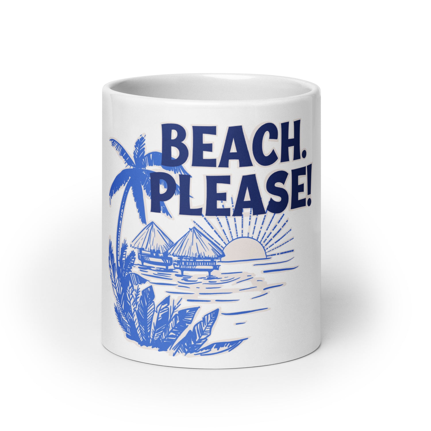 Beach Please Mug - Lettuce Be Good